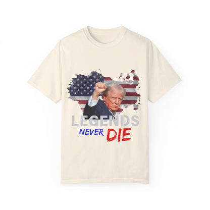 Unisex T-shirt 'Legends never die' Trump Shirt