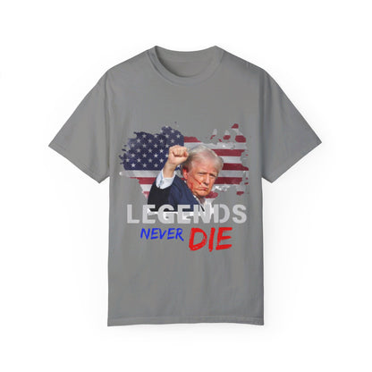 Unisex T-shirt 'Legends never die' Trump Shirt