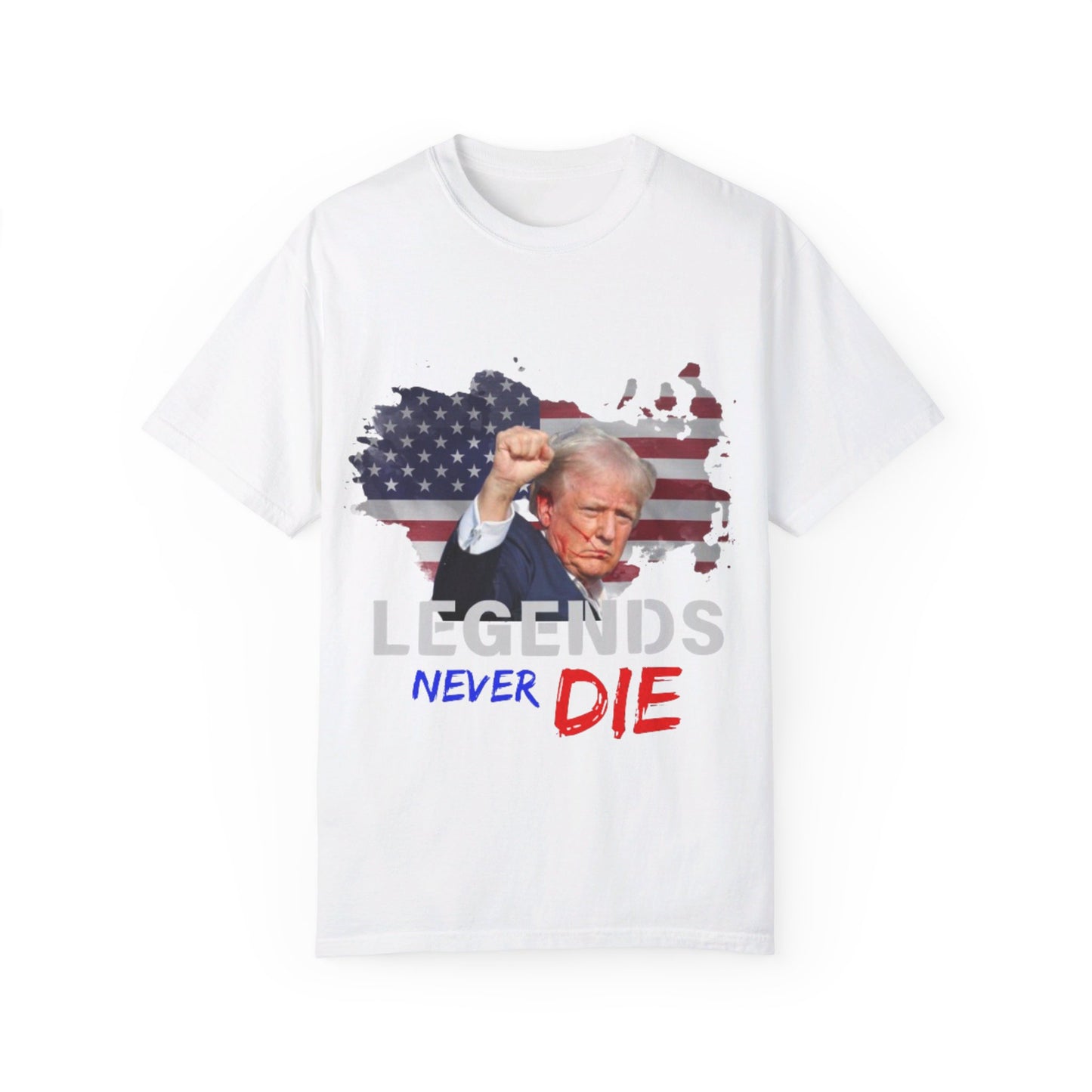 Unisex T-shirt 'Legends never die' Trump Shirt