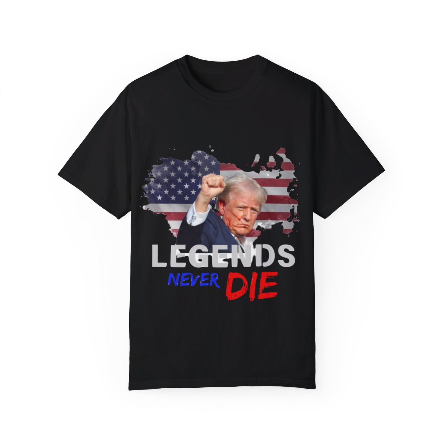 Unisex T-shirt 'Legends never die' Trump Shirt